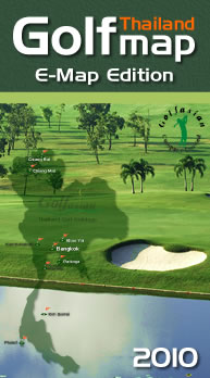 Thailand Golf Map 2010