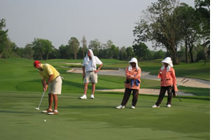 Golfers in Thailand