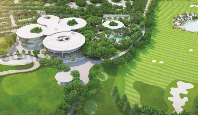 Harmonie Golf Park, Saigon - clubhouse