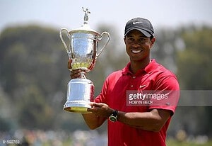 Woods digs deep, edges Mediate in playoff to win Open