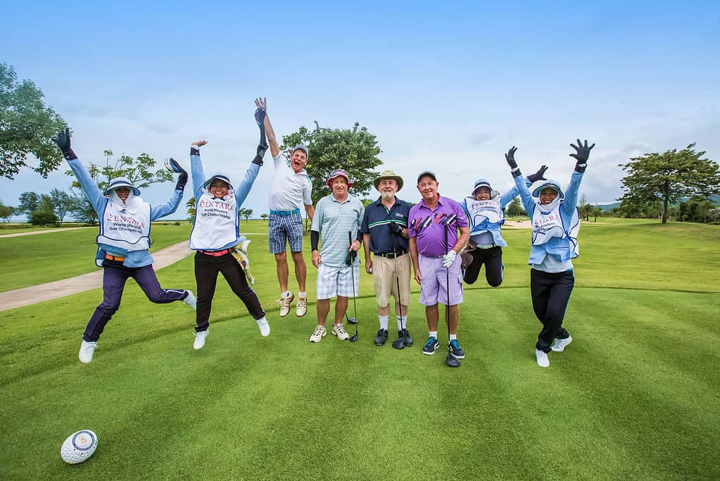 Golfers Tee-Off at Asia’s Largest Golf Tournament Golfers Tee-Off at Asia’s Largest Golf Tournament