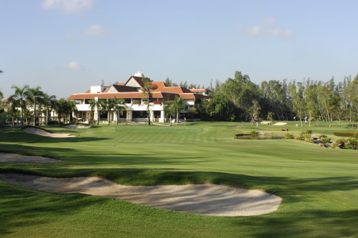 Hole 18, par-five, 541 yards.
21 November 2006. Muang Kaew Golf Course, Bangkok, Thailand. Mandatory credit: Richard Castka/Sportpixgolf.com