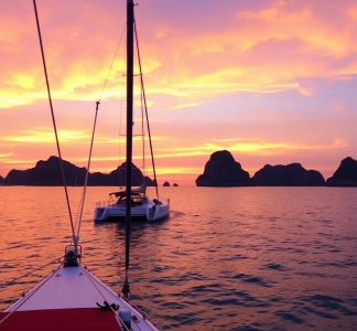 catamaran-sunset
