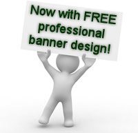 Now with FREE professional banner design!