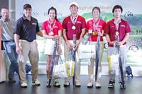 American School of Bangkok Mixed Team Gross & Net winner